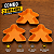 3 Bandejas Meeple para Componentes (Mini) - Imagem 1